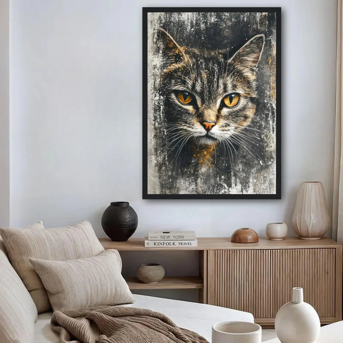 Cat Painting Artwork