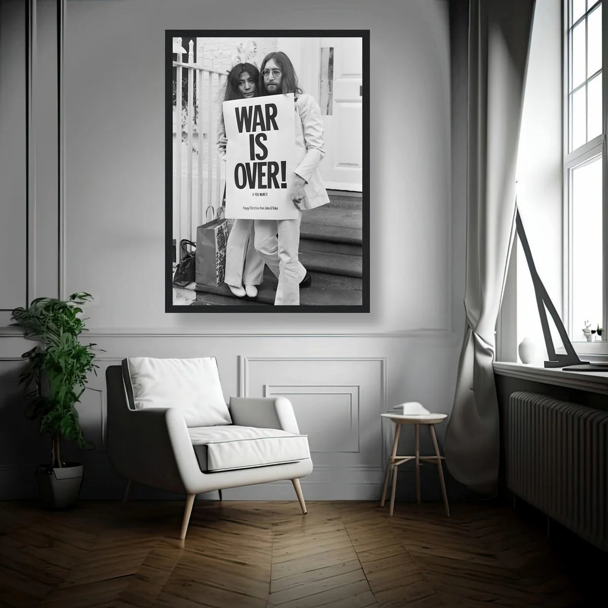 John Lennon & Yoko Ono - War is Over (Happy Xmas) Framed Print