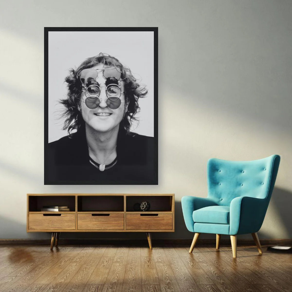 John Lennon Portrait Framed Print