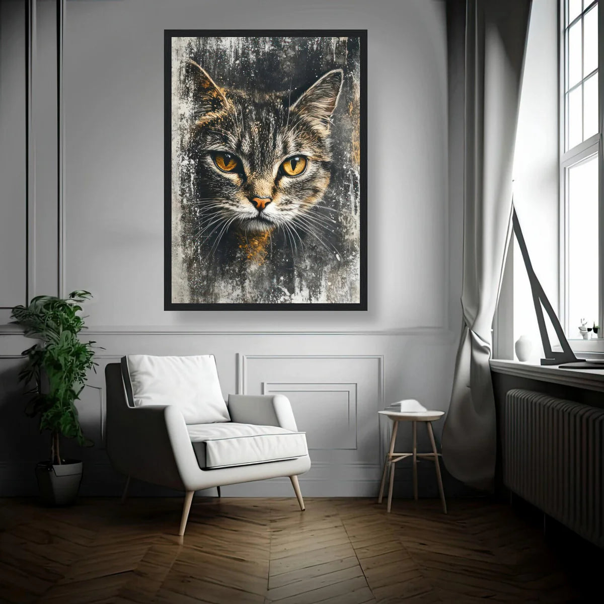Cat Painting Artwork
