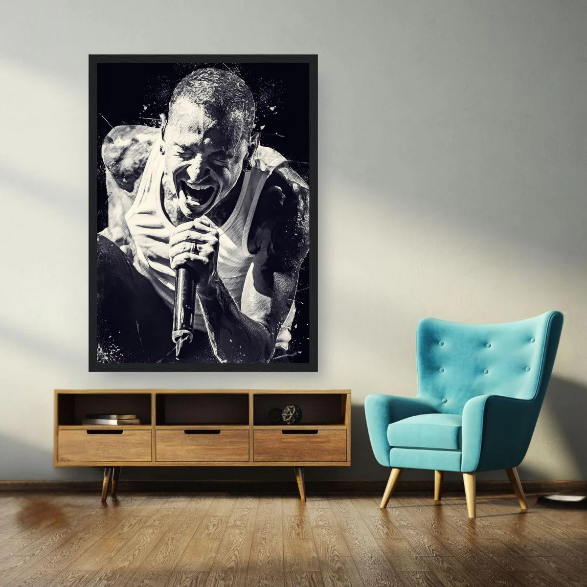 Chester Bennington Framed Print Poster