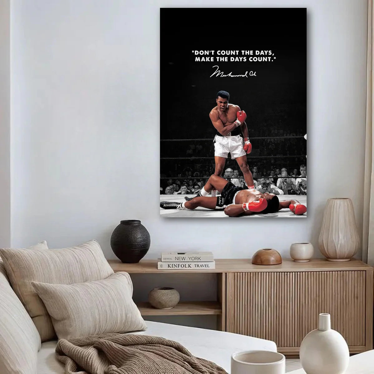 Muhammad Ali Motivational Quote Poster