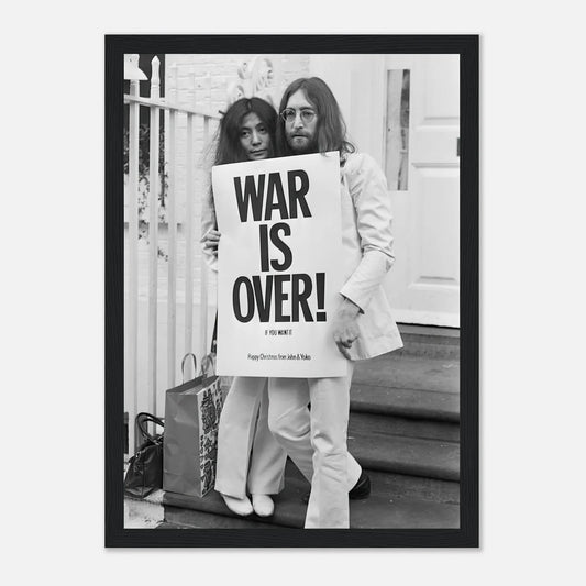 John Lennon & Yoko Ono - War is Over (Happy Xmas) Framed Print