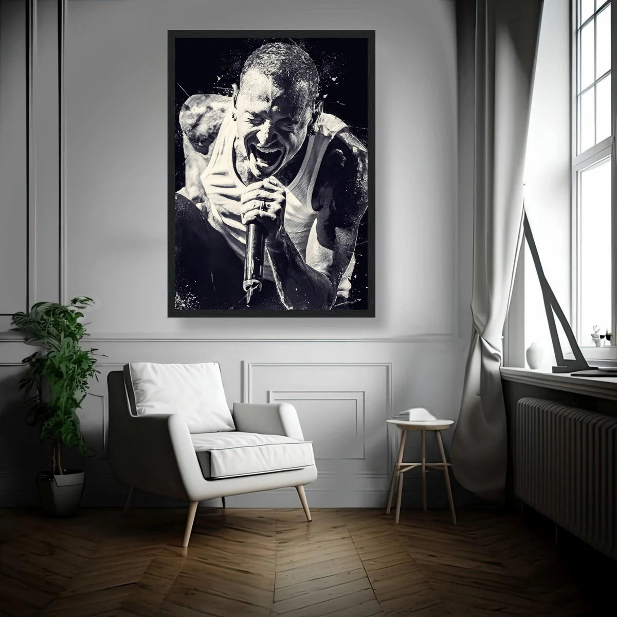 Chester Bennington Framed Print Poster