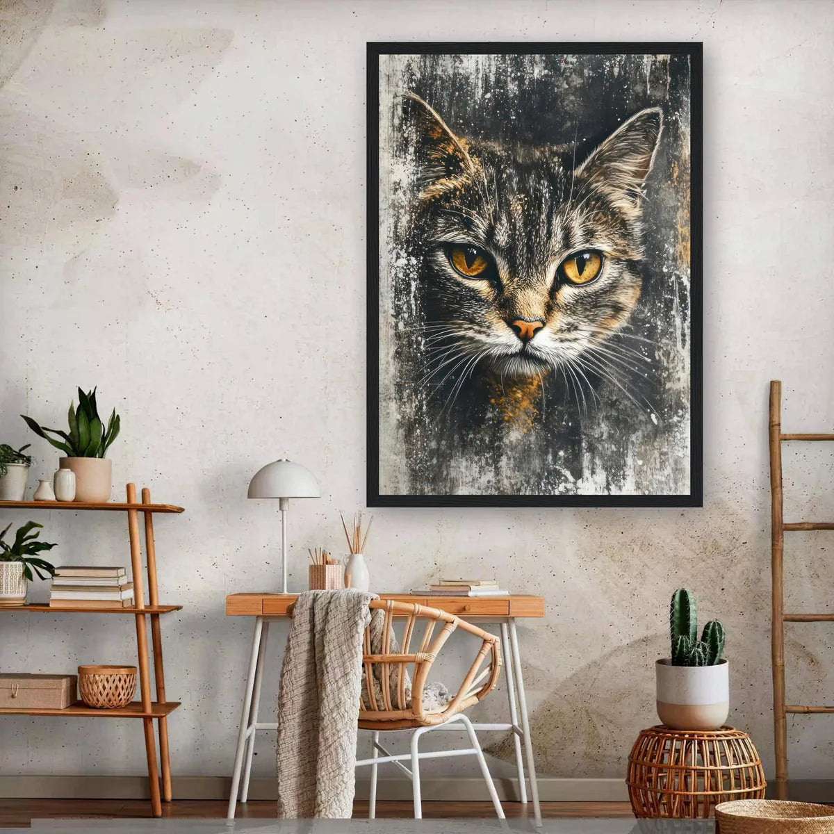 Cat Painting Artwork