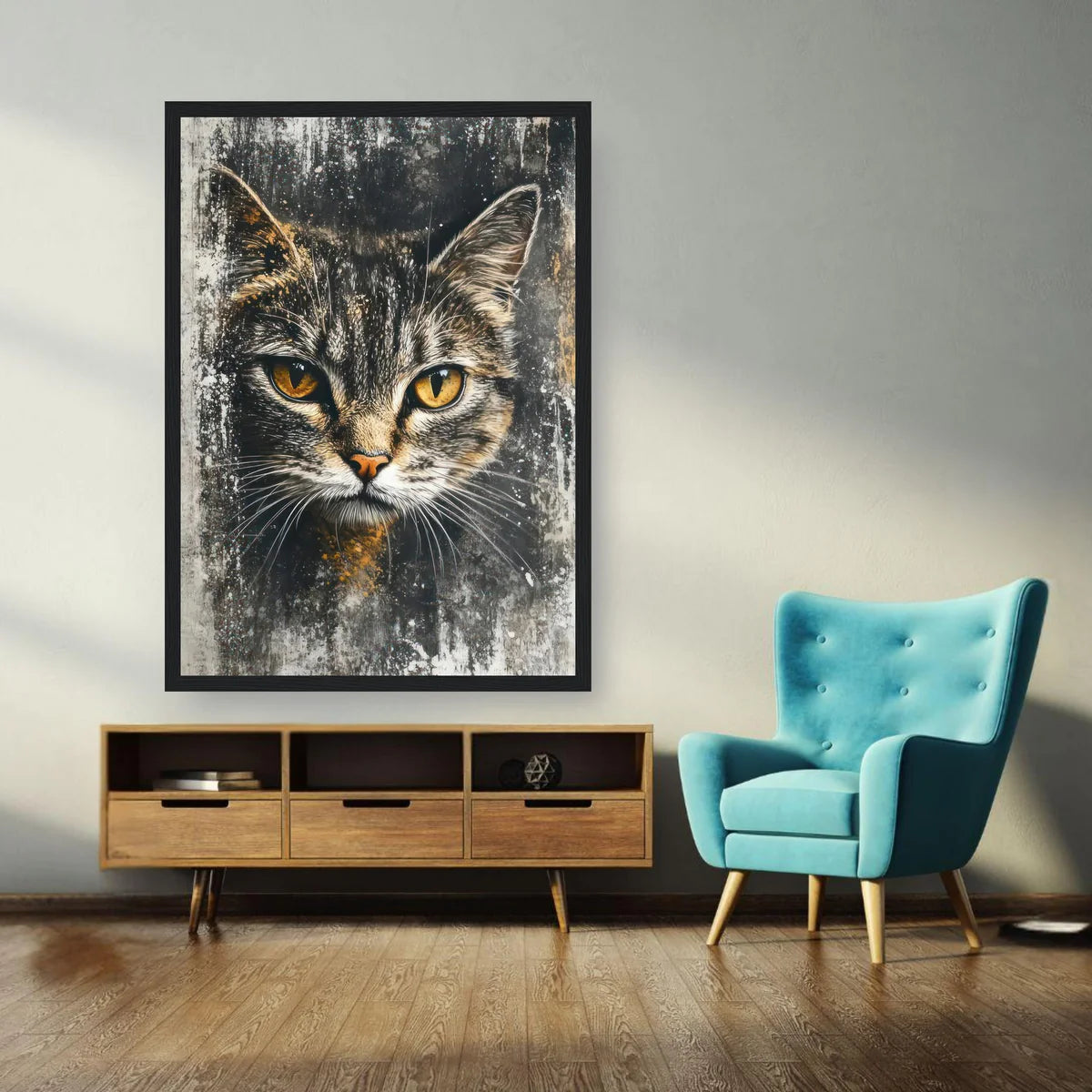 Cat Painting Artwork