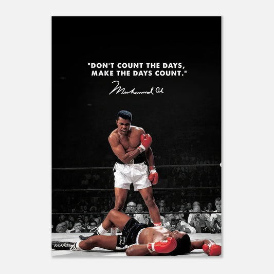 Muhammad Ali Motivational Quote Poster
